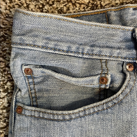 Levi’s 505 Vintage Light Wash Straight Leg Jeans – Size 40x30 - Picture 6 of 12